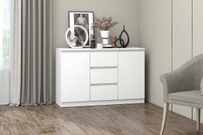 МС "Хилтон" Комод №4 1200 (белый текстурный) в Краснокамске - krasnokamsk.mebel24.online | фото