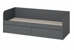 МС "Хилтон" Кровать 0,8 (графит) 800*2000 в Краснокамске - krasnokamsk.mebel24.online | фото
