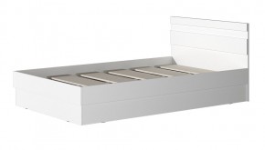 МС "Хилтон" Кровать 1,2 (Белый текстурный) 1200*2000 в Краснокамске - krasnokamsk.mebel24.online | фото
