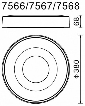 Накладной светильник Mantra Coin 7567 в Краснокамске - krasnokamsk.mebel24.online | фото 4