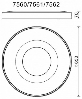 Накладной светильник Mantra Coin 7690 в Краснокамске - krasnokamsk.mebel24.online | фото 3