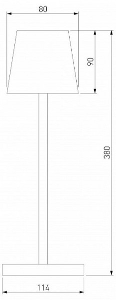 Настольная лампа декоративная Elektrostandard Mist a063928 в Краснокамске - krasnokamsk.mebel24.online | фото 3