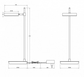 Настольная лампа декоративная Maytoni Fad MOD070TL-L8W3K в Краснокамске - krasnokamsk.mebel24.online | фото 3