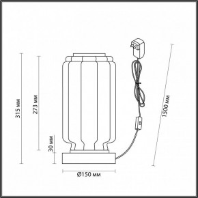 Настольная лампа декоративная Odeon Light Jam 5408/10TL в Краснокамске - krasnokamsk.mebel24.online | фото 4