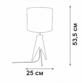 Настольная лампа декоративная Vitaluce V28340 V28340-1/1L в Краснокамске - krasnokamsk.mebel24.online | фото 2