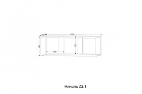 НИКОЛЬ 23.1 Антресоль в Краснокамске - krasnokamsk.mebel24.online | фото 2