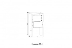 НИКОЛЬ 25 Шкаф 5-ти створчатый в Краснокамске - krasnokamsk.mebel24.online | фото 7