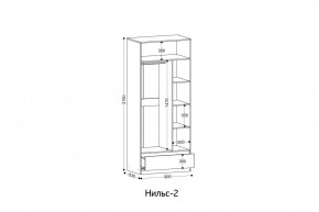 НИЛЬС - 2 Шкаф в Краснокамске - krasnokamsk.mebel24.online | фото 2