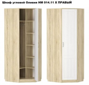 НМ 014.11 Х Шкаф угловой "Оливия" (Левый/Правый) в Краснокамске - krasnokamsk.mebel24.online | фото 3
