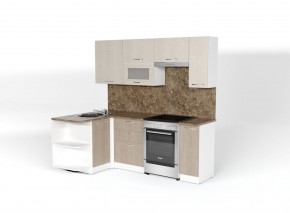 ОЛЬГА Кухонный гарнитур Прайм 2 (1300*2100 мм) в Краснокамске - krasnokamsk.mebel24.online | фото 3