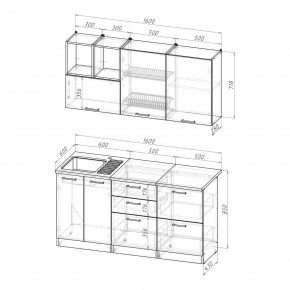 ОЛЬГА Кухонный гарнитур Стандарт 4 (1600 мм) в Краснокамске - krasnokamsk.mebel24.online | фото 2