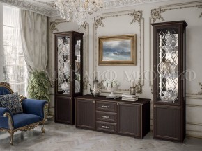 ПАРМА Гостиная Пенал стекло (Венге) в Краснокамске - krasnokamsk.mebel24.online | фото 3