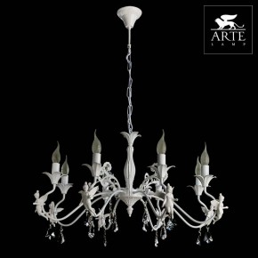 Подвесная люстра Arte Lamp Angelina A5349LM-8WH в Краснокамске - krasnokamsk.mebel24.online | фото 4