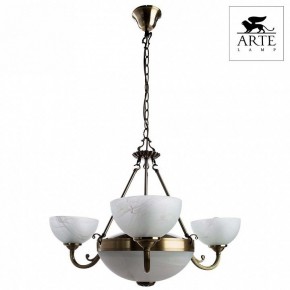 Подвесная люстра Arte Lamp Windsor A3777LM-3-2AB в Краснокамске - krasnokamsk.mebel24.online | фото 2