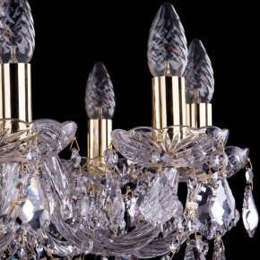 Подвесная люстра Bohemia Ivele Crystal 1402 1402/10/240/G/Leafs в Краснокамске - krasnokamsk.mebel24.online | фото 2
