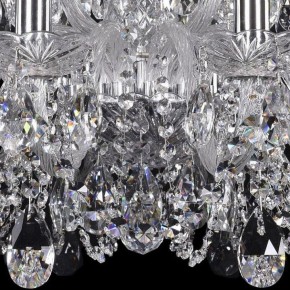 Подвесная люстра Bohemia Ivele Crystal 1402 1402/12+6/240/Ni в Краснокамске - krasnokamsk.mebel24.online | фото 3