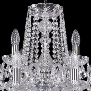 Подвесная люстра Bohemia Ivele Crystal 1402 1402/12+6/300/2d/Ni в Краснокамске - krasnokamsk.mebel24.online | фото 4