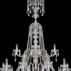 Подвесная люстра Bohemia Ivele Crystal 1402 1402/20+10+5/530/XL-206/3d/G в Краснокамске - krasnokamsk.mebel24.online | фото 3