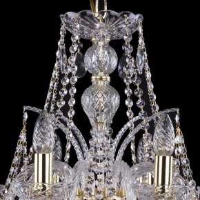 Подвесная люстра Bohemia Ivele Crystal 1411 1411/10/240/G в Краснокамске - krasnokamsk.mebel24.online | фото 4