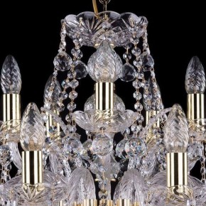 Подвесная люстра Bohemia Ivele Crystal 1411 1411/10+5/240/G/Balls в Краснокамске - krasnokamsk.mebel24.online | фото 4