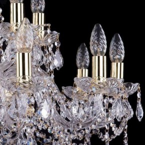 Подвесная люстра Bohemia Ivele Crystal 1411 1411/10+5/240/G/Leafs в Краснокамске - krasnokamsk.mebel24.online | фото 2