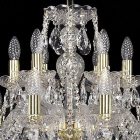 Подвесная люстра Bohemia Ivele Crystal 1411 1411/12+6/240/G в Краснокамске - krasnokamsk.mebel24.online | фото 4