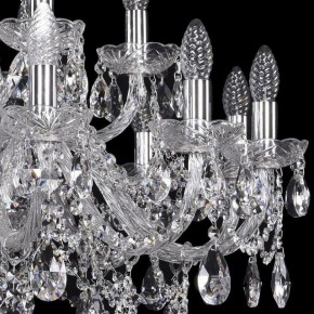Подвесная люстра Bohemia Ivele Crystal 1411 1411/12+6/300/Ni в Краснокамске - krasnokamsk.mebel24.online | фото 2