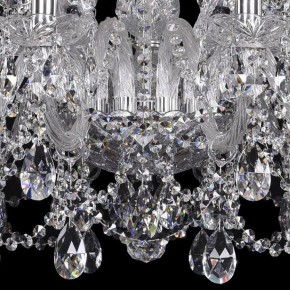 Подвесная люстра Bohemia Ivele Crystal 1411 1411/12+6/300/Ni в Краснокамске - krasnokamsk.mebel24.online | фото 3