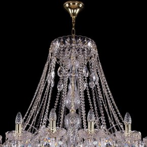 Подвесная люстра Bohemia Ivele Crystal 1411 1411/24/530/G в Краснокамске - krasnokamsk.mebel24.online | фото 4