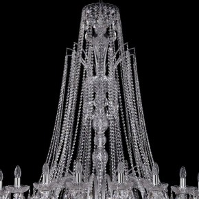 Подвесная люстра Bohemia Ivele Crystal 1411 1411/24/530/XL-163/Ni в Краснокамске - krasnokamsk.mebel24.online | фото 4