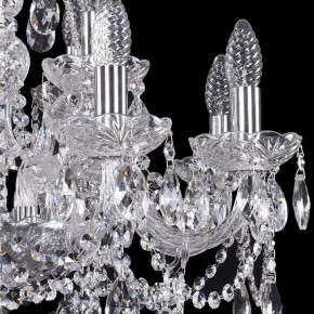 Подвесная люстра Bohemia Ivele Crystal 1411 1411/8+4/195/Ni в Краснокамске - krasnokamsk.mebel24.online | фото 2