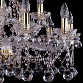 Подвесная люстра Bohemia Ivele Crystal 1413 1413/10+5/300/G/Balls в Краснокамске - krasnokamsk.mebel24.online | фото 3