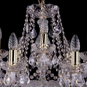 Подвесная люстра Bohemia Ivele Crystal 1413 1413/10+5/300/G/Leafs в Краснокамске - krasnokamsk.mebel24.online | фото 4