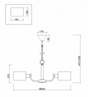 Подвесная люстра Freya Anita FR5012PL-05CH в Краснокамске - krasnokamsk.mebel24.online | фото 4