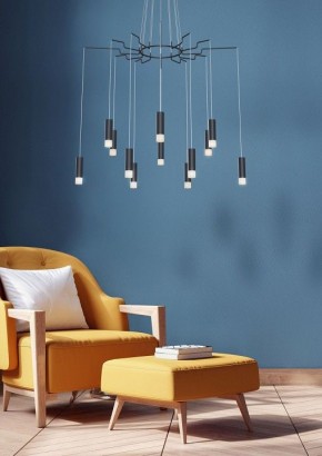 Подвесная люстра Maytoni Davida MOD035PL-12B в Краснокамске - krasnokamsk.mebel24.online | фото 5