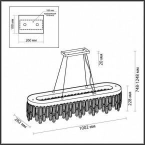 Подвесная люстра Odeon Light Dakisa 4986/12 в Краснокамске - krasnokamsk.mebel24.online | фото 6