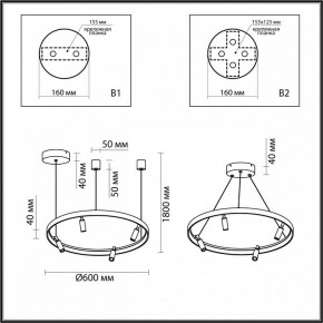 Подвесная люстра Odeon Light Fonda 4317/58L в Краснокамске - krasnokamsk.mebel24.online | фото 6