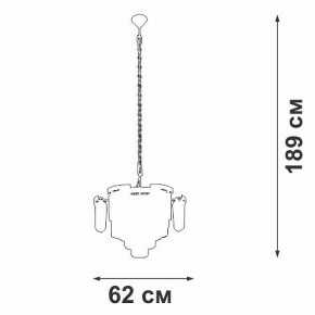 Подвесная люстра Vitaluce V58370 V58370-8/13 в Краснокамске - krasnokamsk.mebel24.online | фото 3