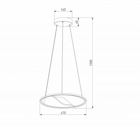 Подвесной светильник Eurosvet Occhio 40026/1 LED серый в Краснокамске - krasnokamsk.mebel24.online | фото 5