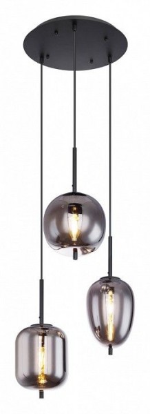 Подвесной светильник Globo Blacky 15345-3 в Краснокамске - krasnokamsk.mebel24.online | фото
