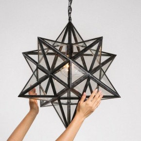 Подвесной светильник Imperiumloft Black Star Clear Glass 101314-26 в Краснокамске - krasnokamsk.mebel24.online | фото 2