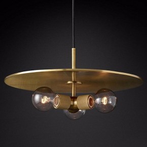 Подвесной светильник Imperiumloft Rh Utilitaire Disk Triple Pendant 40.2339 в Краснокамске - krasnokamsk.mebel24.online | фото