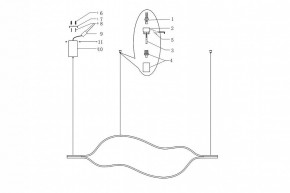 Подвесной светильник Imperiumloft Tape Light TRUDY01 в Краснокамске - krasnokamsk.mebel24.online | фото 9