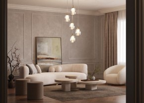 Подвесной светильник Maytoni Aura MOD016PL-05BS в Краснокамске - krasnokamsk.mebel24.online | фото 4