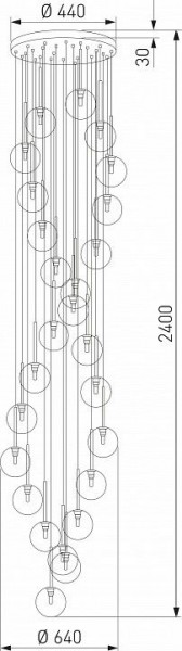 Подвесной светильник TK Lighting Aurora 10258 Aurora в Краснокамске - krasnokamsk.mebel24.online | фото 3