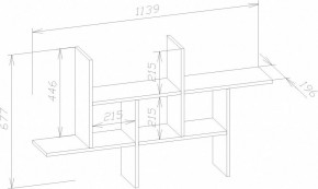 Полка навесная ПК-6 в Краснокамске - krasnokamsk.mebel24.online | фото 4
