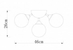 Потолочная люстра Arte Lamp Fobos A2704PL-5SG в Краснокамске - krasnokamsk.mebel24.online | фото 3