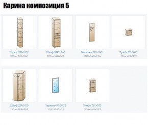 Прихожая Карина (модульная) в Краснокамске - krasnokamsk.mebel24.online | фото 2