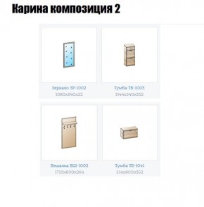 Прихожая Карина (модульная) в Краснокамске - krasnokamsk.mebel24.online | фото 6
