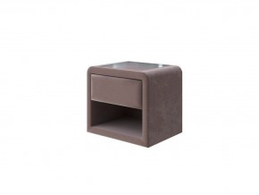 PROxSON Тумба Cube (Ткань: Велюр Shaggy Chocolate) 52x41 в Краснокамске - krasnokamsk.mebel24.online | фото